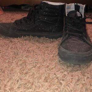 Vans glitter high tops
